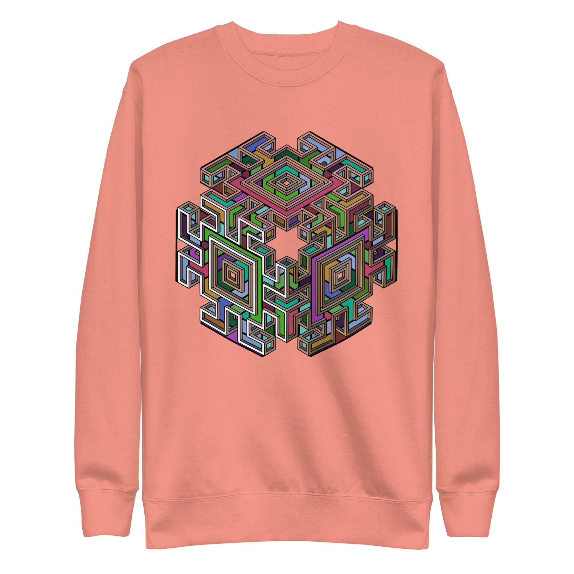 Colorful Cube Unisex Premium Sweatshirt